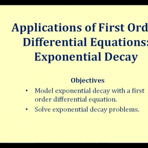 D Eexponential Decay1