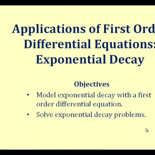 D Eexponential Decay2