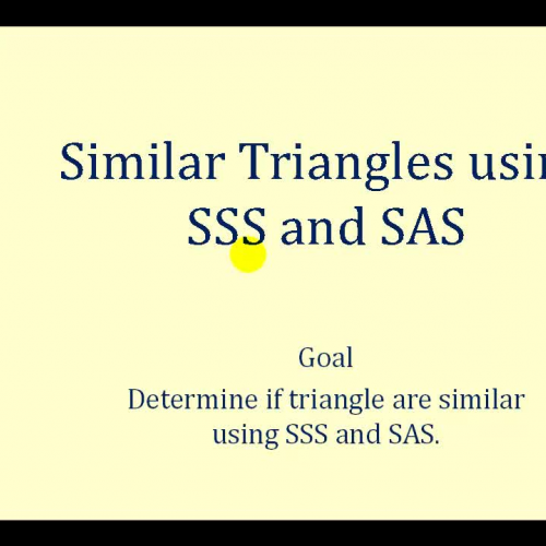 Similar Triangle S S S_ S A S