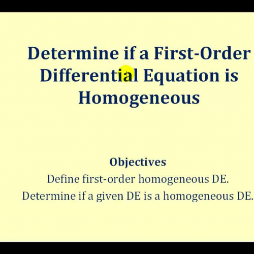 Homogeneous D E2