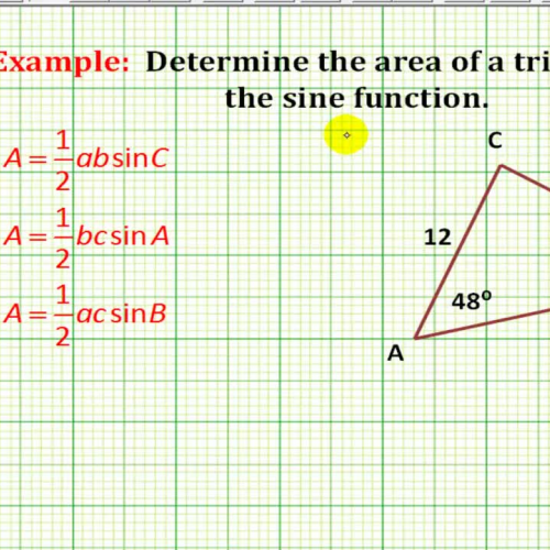 Triangle Area Sine Example