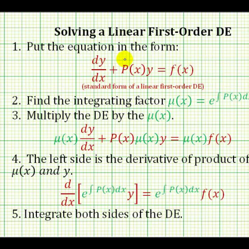 Linear First Order Int Fact Ex1