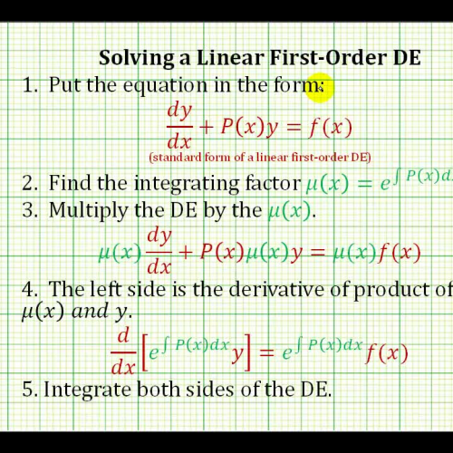 Linear First Order Int Fact Ex2