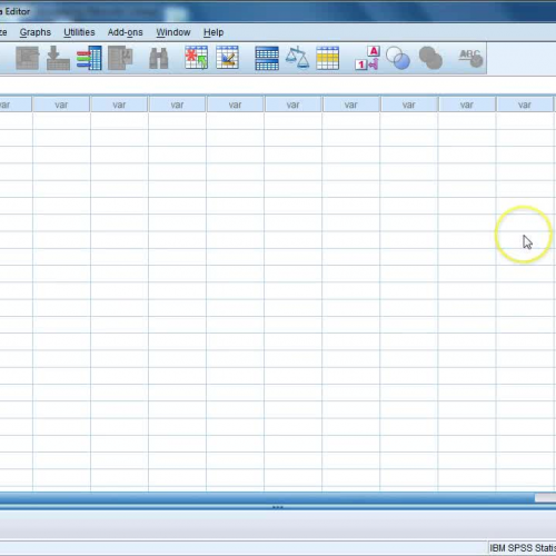 Managing Variables in SPSS