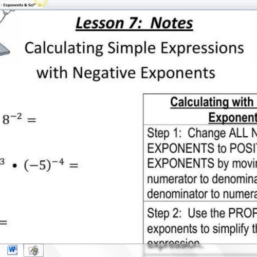 Lesson 7 - Calculating Simple Expressions wit