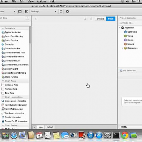 Sencha Architect 3 buttons