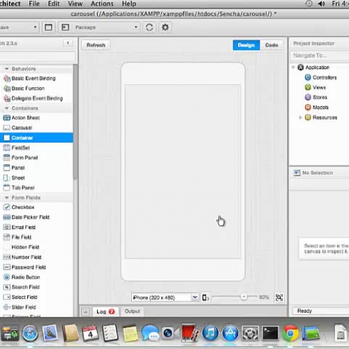 Sencha Architect 3 Carousel