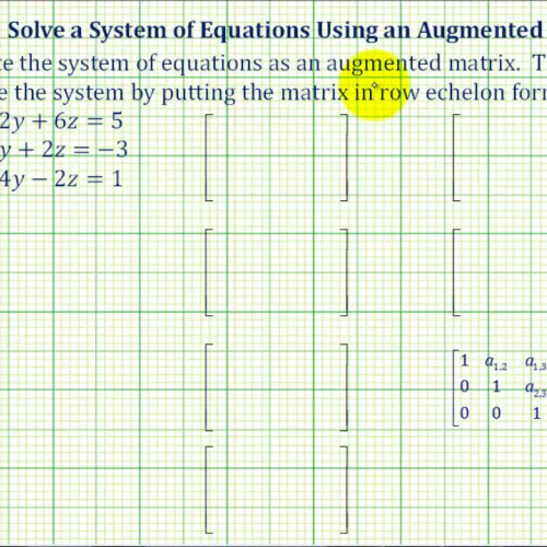 Matrix Augment3_3 System No Sol Ex
