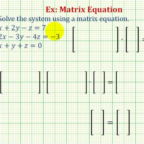 Matrix Equation3_3 Ex1