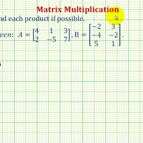 Matrix Multiplication Ex3