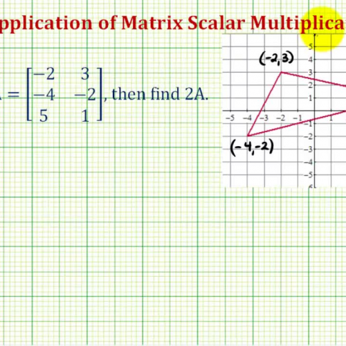 Matrix Scalar Mult App Ex