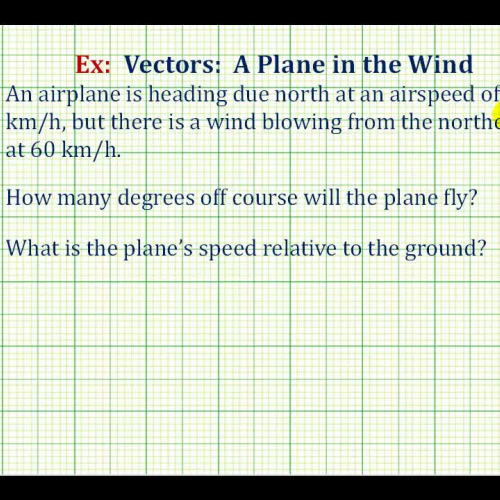 Vector Plane In Wind Ex