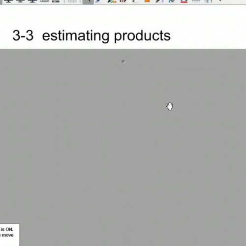 3-3 estimating products