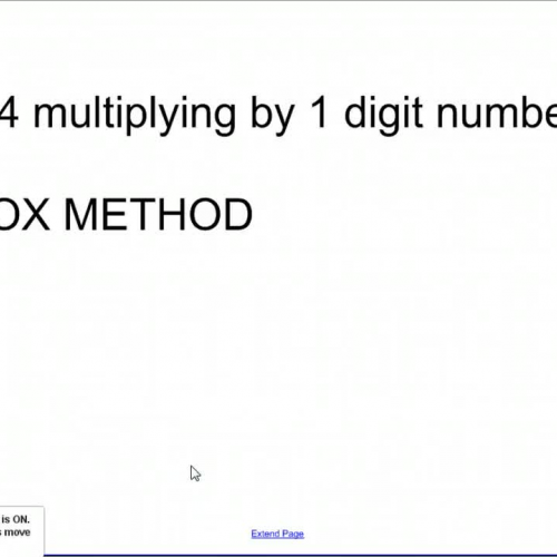 3-4 MULTIPLYING BY 1 DIGIT