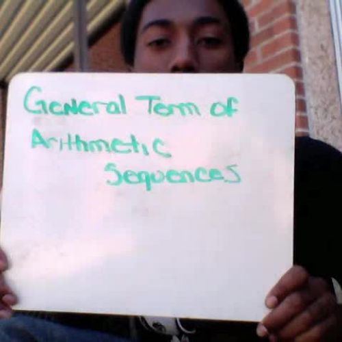 General term of an arithmetic sequence