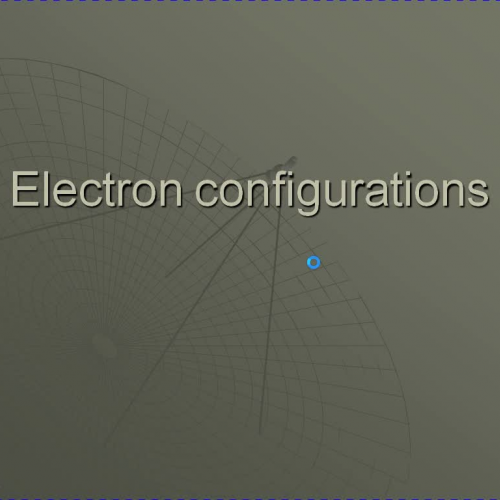 13.2 electron configs