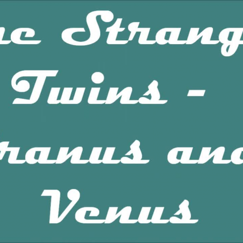 Why Venus and Uranus Rotate Clockwise