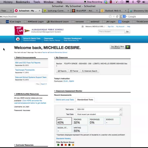 AIMS Student Reports