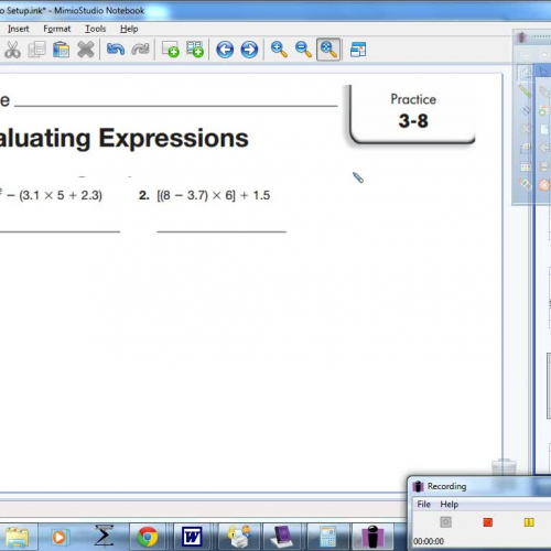 3-8 evaluating expressions