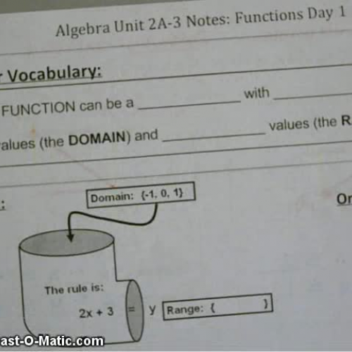 2A-3 Day 1 Functions