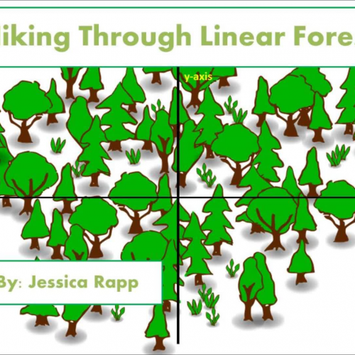 Linear Equation Hiking Vocabulary Story