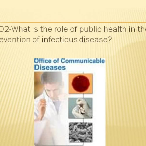 6.02 Role of Public Health in Prevention of I