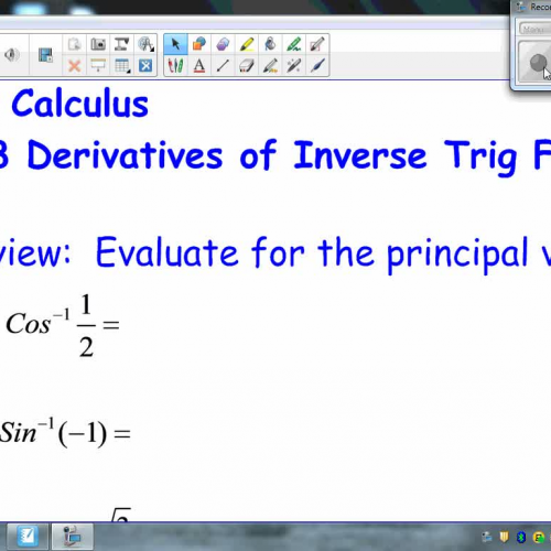 AP Calc 3.8 Video #1