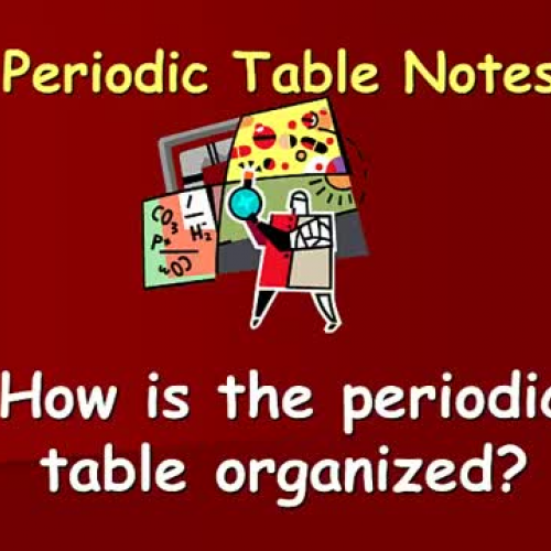 Periodic Table Notes