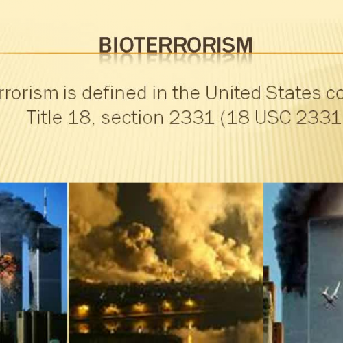 6.05 Bioterrorism