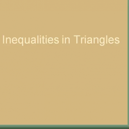 triangle inequality