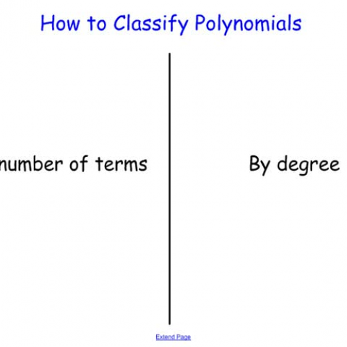 Classify Polynomials