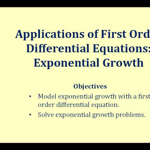 D E Exponential Growth P1