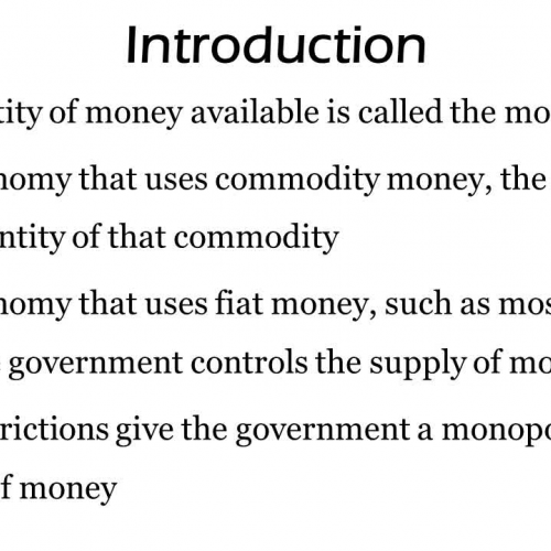 How the Quantity of Money Is Controlled