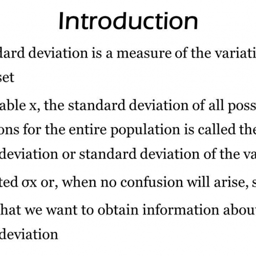 Inferences for One Population Standard Deviat