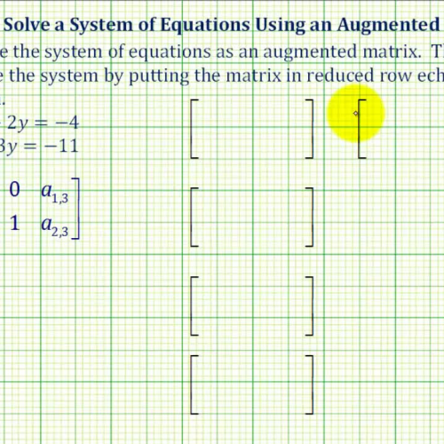 Matrix Augment2_2 R R E F1 Sol Ex