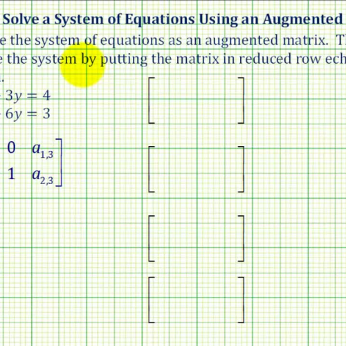 Matrix Augment2_2 R R E F No Sol Ex