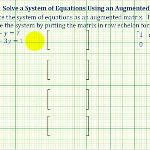 Matrix Augment2_2 Sys1 Sol Ex C