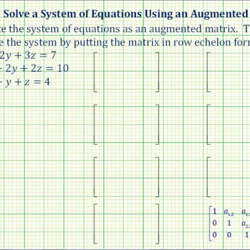 Matrix Augment3_3 System1 Sol Ex C