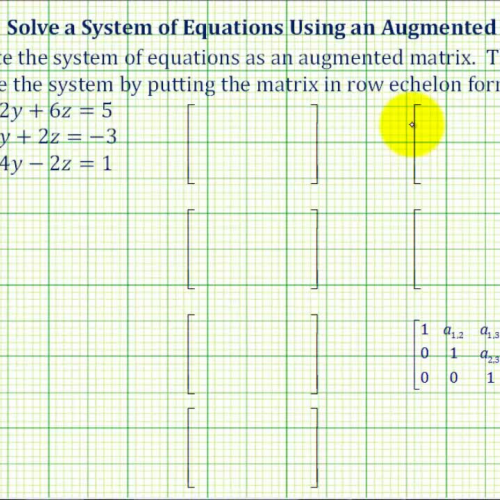 Matrix Augment3_3 System No Sol Ex