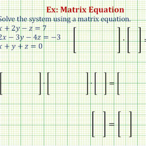 Matrix Equation3_3 Ex1