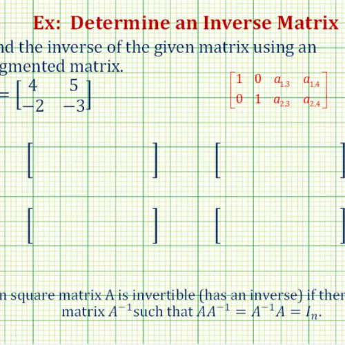 Matrix Inverse2_2 Augmented Ex