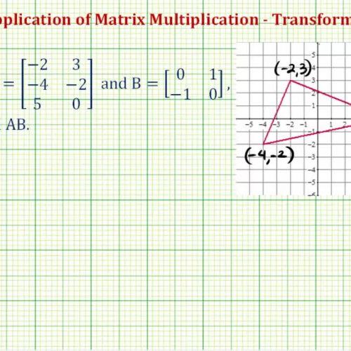 Matrix Mult App Transform Ex