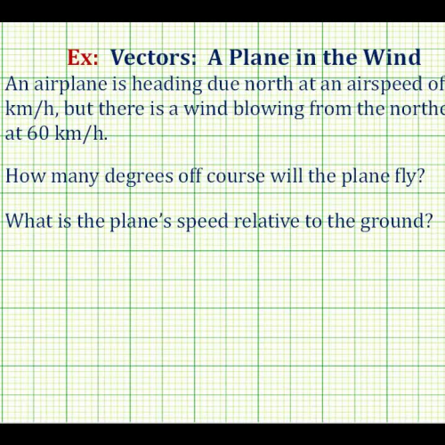 Vector Plane In Wind Ex