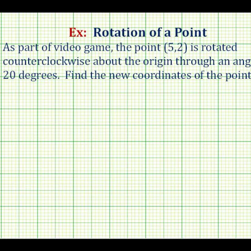 Vector Point Rotation Ex