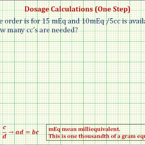 Dosage Calc One Step Ex2