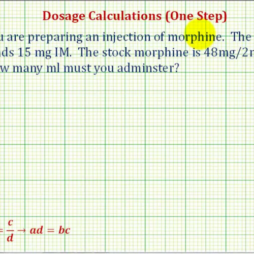 Dosage Calc One Step Ex4