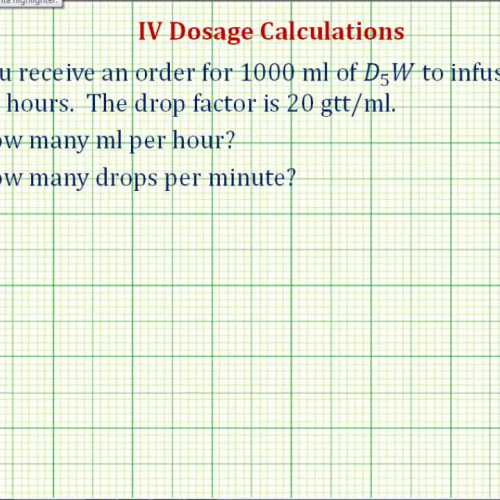 I V Flow Rate_ Drop Per Min Ex