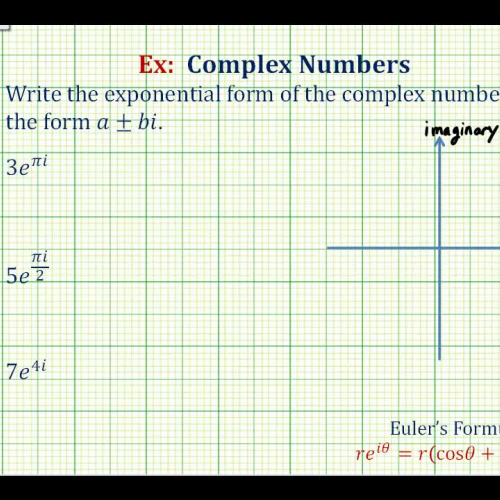 Complex Exp To Cartesian Form Ex