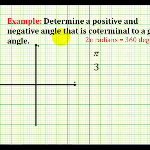 Coterminal Radian Example