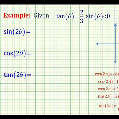 Double Angle Value Given Info Ex2